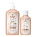 Hempz Glow Getter Body Lotion, Hydrating Moisturizer with Shimmer, 17 oz. + Mini Glow Getter Herbal Body Moisturizer 2.25 oz.