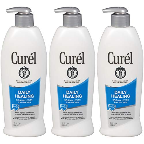Curel Daily Healing Original Lotion For Dry Skin, 13 Ounces Each (Value Pack Of 3)