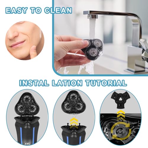 KEMEI Electric Razor for Men,Shavers,Foil Shaver,Mens Electric Razors for Shaving Face/Beard, Men's Electric Shavers,Cordless,USB-C Fast Rechargeable,Close Shave,Travel/Home/Barber,KEMEI T396