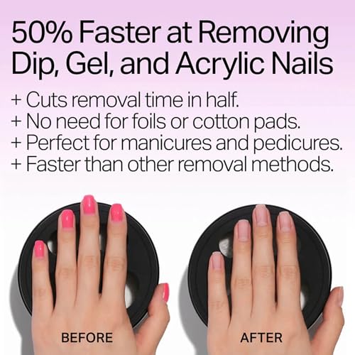 Nailboo Acetone Nail Polish Remover & Heated Soak Off Bowl Kit ? Pure Acetone 16fl oz & Electric Nail Removal System for Dip Powder, Gel Polish, Acrylic & Press Ons
