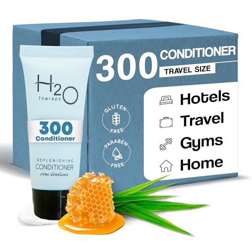Travel Size Hotel Conditioner 200 Count 1 oz Bottles Guest Amenities for Hotels Vacation Rentals and Short Term Rentals Paraben Free White Tea and Coconut Scent Infused with Aloe & Olive Oil by INFUSE