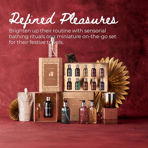 Stocking Filler Gift Set - 10 x 1.7 fl. oz. Luxury Scented Body Washes, Christmas Body Care Beauty Gift