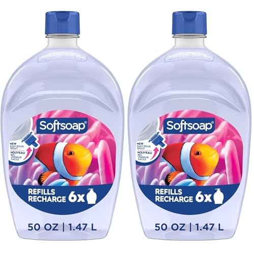 Softsoap Liquid Hand Soap Refill, Aquarium Series - 50 Fluid Ounce (Pack of 2)