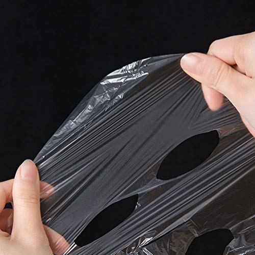 Beaupretty 400Pcs DIY Facial Sheet: Plastic face paper sheet - Precut Plastic Facial Cover for Home and Salon Clear