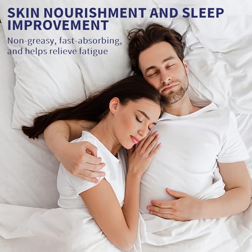 Magnesium Lotion for Sleep - Soothing Relief & Relaxation with Chamomile, Hyaluronic Acid & Witch Hazel - Hypoallergenic Magnesium Body Cream for Legs & Feet 3.53 oz