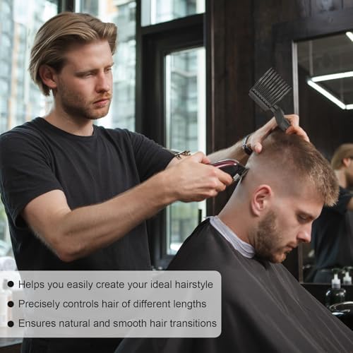 4 PCS Fade Comb Compatible with All Clippers Barber Accessories, Blend Friend Fade Comb for Men Barber Supplies