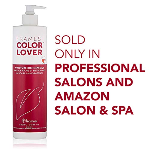 Framesi Color Lover Moisture Rich Masque, Sulfate Free Hair Mask for Color Treated Hair