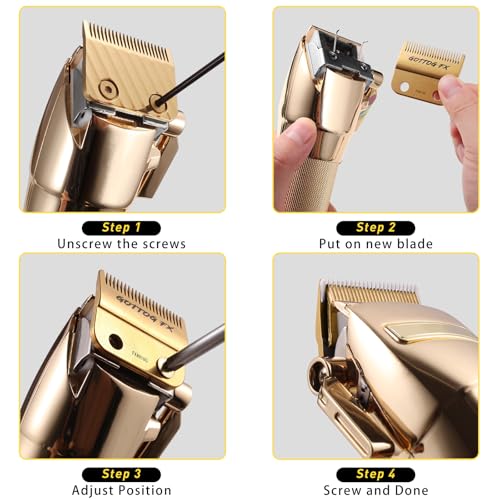 Bikini Trimmer for Women, IPX7 Waterproof Wet & Dry Electric Razors for Women, Bikini Legs Underarm Pubic Hairs Rechargeable Electric Shaver with 3 Trimmer Heads, Rose Gold