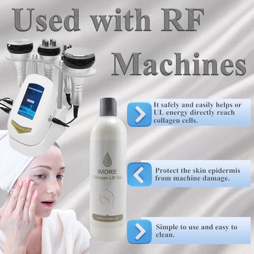 Elitzia Face Moisturizer Lifting Collagen Gel Skin Tightening Firming Soothing Anti Aging Beauty Lifting Sagging Skin Salon Use for Women Collagen Lift Gel 450ml ETMOCLG