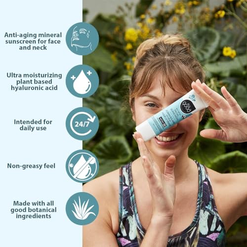 All Good Facial Mineral Sunscreen Lotion SPF 30 | Daily Face Moisturizer, Nourishing Botanicals, Hyaluronic Acid, Green Tea, Aloe, Calendula, Raspberry Seed Oil |1.7oz (2-Pack)
