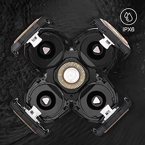 Vsmooth Electric Shaver Replacement Head - Shavers for Bald Men Replaceable Head - Waterproof Blades for Men Replacement Shaving Heads - Wet & Dry Electric Razor Floating Replacement Blade Head