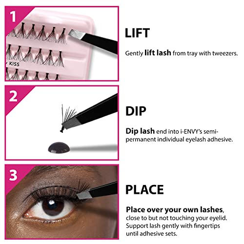 FADLASH Magnetic Eyelashes with Applicator 4 Pairs Magnetic Lashes Reusable Magnetic Eye Lashes Kit Natural Look False Eyelashes (B1+KS01+MC+K8)