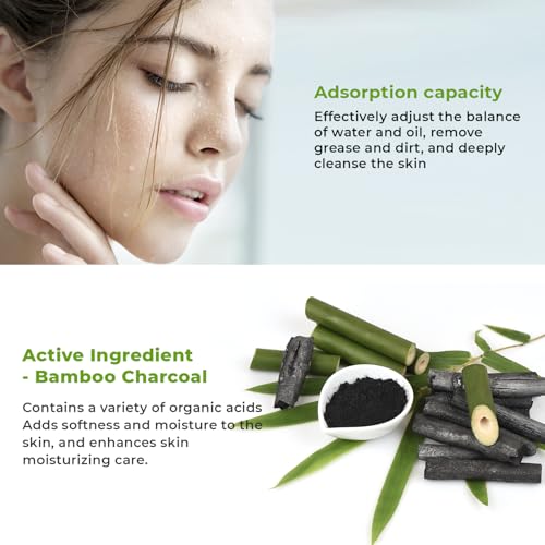 Black Peel Off Face Mask ? Charcoal Peel Off Face Mask for Oily & Combination Skin ? Helps Remove Excess Oil & Lift Away Surface Impurities ? Refreshing Botanical Formula, 2.8 fl oz - 2Packs