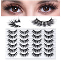SONAFEEL Soft Mink Eyelashes 15mm Half Volume Lashes Natural Look 12Pairs 6d Fluffy Medium Strip Lashes Bulk Reusable Half Thick False Eyelashes Gift