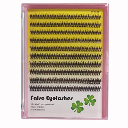 ¡æVayator Black False Eyelashes 8-18mm Mixed To Choose Individual False Eyelashes Extension Eyelashes Cluster Natural Soft Fake False Eyelashe Eyelash Extension Tool Large Capacity (8+10mm Mixed)