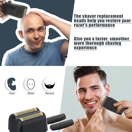 Shaver Foil Head Cutter Bar Replacement,Compatible with Wahl 5 Star Series Vanish Shaver 8173-700,High Performance Shaving Accessorie, Black (1 Pack)