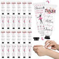 Loopeer 24 Pcs International Dance Day Gifts Bulk Double Side Hand Cream Set Small Motivational Dancer Team Gift Travel Size Moisturizing Hand Cream for Granddaughter Daughter Women Dry Cracked Hands