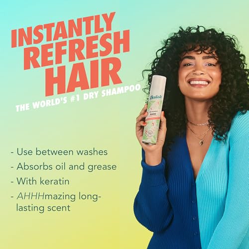 Batiste Dry Shampoo, Bare Fragrance, Refresh Hair and Absorb Oil Between Washes, Waterless Shampoo for Added Hair Texture and Body, 5.71 oz