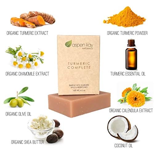 Soap - Made with Natural and Organic Ingredients. Gentle Soap. 1 Turmeric Soap - 1 Anica & Mint Soap - 1 Dead Sea Mud & Neem Soap - 4.5oz Bar