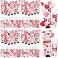 Demissle 24 Sets Bulk Hand Cream & Lip Balm Party Favors for Women ? Red Heart Candy Moisturizing Hand Lotion Set, Easter Basket Stuffers, Teacher & Coworker Appreciation Goodie Bags