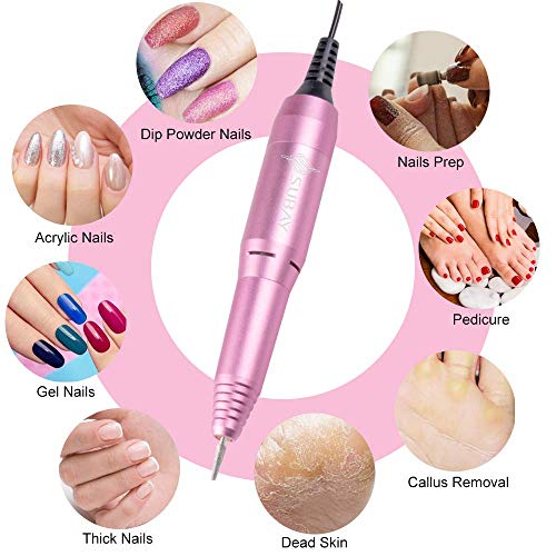 Subay Electric Nail Drill and Nail Art Drill Bits Set