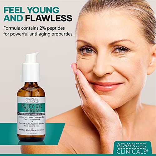 Advanced Clinicals Retinol Firming Cream + Puffy Eye Brightening Serum Set