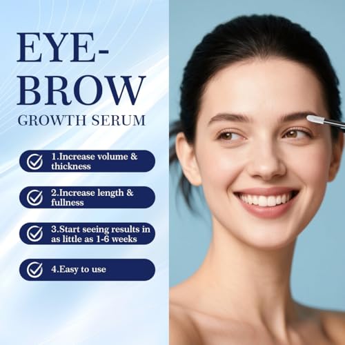 Eyebrow Growth Serum£¬Eyebrow Serum to Grow Brows 3ML,To Boost Longer Fuller and Thicker Looking Eyebrows,No Prostaglandins, Vegan & Non?Irritating