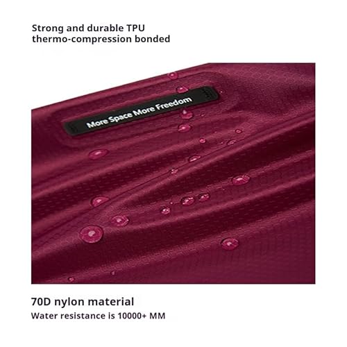 Bee Nesting Waterproof Toiletry Bag, Lightweight Makeup Pouch, Hanging Travel Pouch, Large Capacity Toiletry Case for Business Trips, Travel, and Hot Springs (Wine Red)