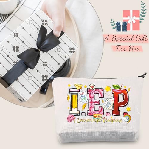 TSOTMO ICU Nurse Makeup Bag Emergency Room Nurse Zipper Bag Specialist Gift For Student (ICU)