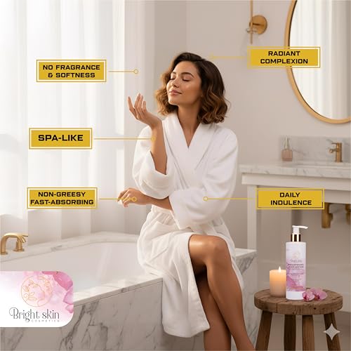 Brightening Body Lotion - 1 lbs, Repairing & Anti-Aging Moisturizer for Smooth, Brighter Complexion