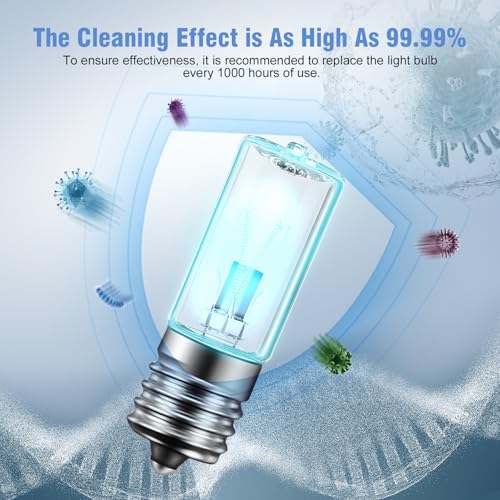 2 Pcs 3 Watts Bulb Replacement Parts Compatible with Philips Sonicare HX6150 HX6160/D HX7990 Charger Appliances