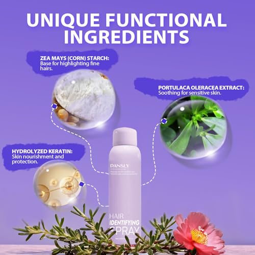 Newly upgraded 2025 Hair Identifying Spray Kit, Moisturizing&Smoothing skin &Hair Reducing Skin Care Dermaplaner Spray Set for Women Men 100ML