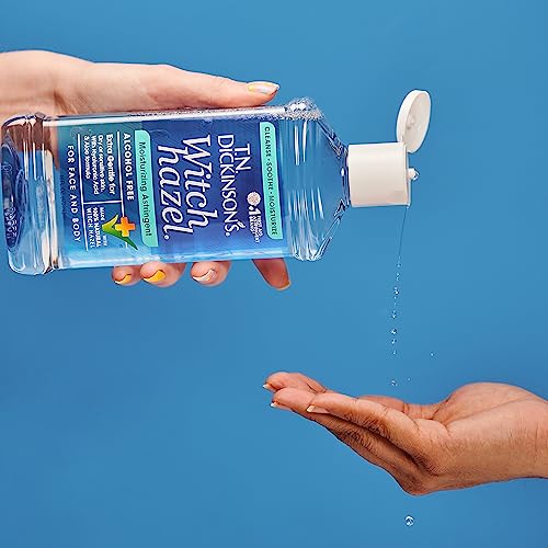T.N. Dickinson's Witch Hazel Alcohol Free Moisturizing Astringent | 100% Natural Witch Hazel | Calms,Nourishes,Hydrates Skin-| for Face & Body-| 16 Fl Oz,(Pack of 2)