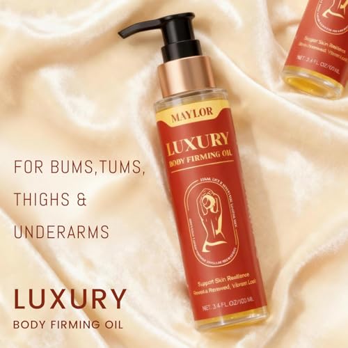 MAYLOR Body Firming Oil - Daily Moisturizing Body Oil for Men and Women, Full Body Treatment for Smooth Skin, Spa-Quality Self-Care Gift - 3.38 fl oz (1)
