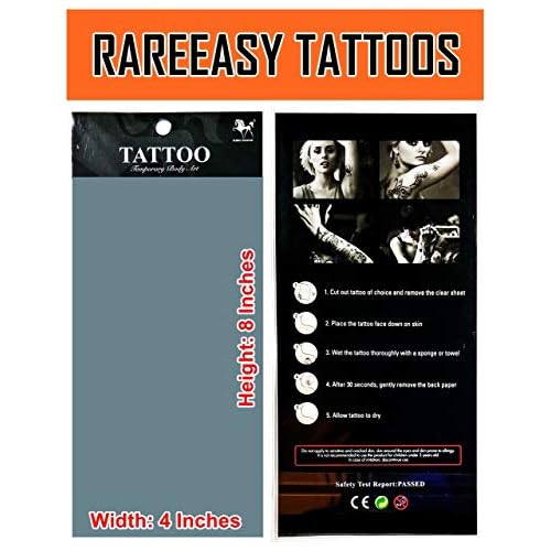 Tattoos 2 Sheets Pink flamingo bird animal Temporary Tattoo 3D Fake Waterproof for Man Women Girls Lower Back Shoulder Neck Arm