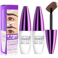 2 Pack Tattoo Eyebrow Gel Easy Peel Off, Waterproof & Sweatproof Eyebrow Tint Peel Off, Easy Peel-Off Eyebrow Gel, Suitable For All Skin Types(Chocolate Brown)