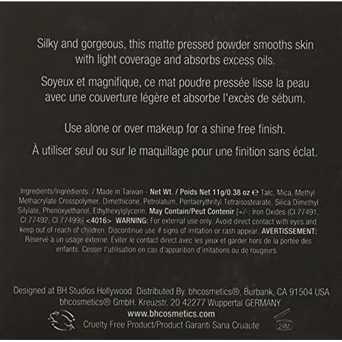 BH Cosmetics Studio Pro Matte Finish Pressed Powder Shade 240