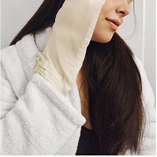 POLYTE Premium Lint Free Microfiber Washcloth Face Towel, 13 x 13 in, Set of 6 (Beige)