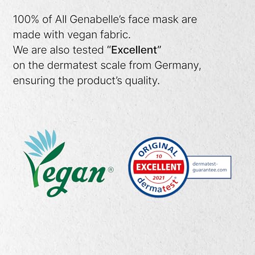 Genabelle PDRN Rejuvenating Mask Sheet - Lightweight Glass Skin & Toning Mask Sheet with PDRN, Niacinamide, Hyaluronic Acid, To Deeply Hydrate, Cool, and Visibly Plump the Skin, 0.84 fl oz* 5ea