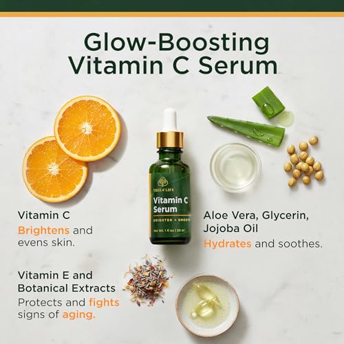 Hyaluronic Acid Serum for Skin ? Anti-Aging Moisturizer Face Serum for Brightening, Plumper & Smoother Skin. Non-Greasy, Ultra-Hydrating Niacinamide, B5 & Vitamin C Skin Care Facial Serum, 2 oz