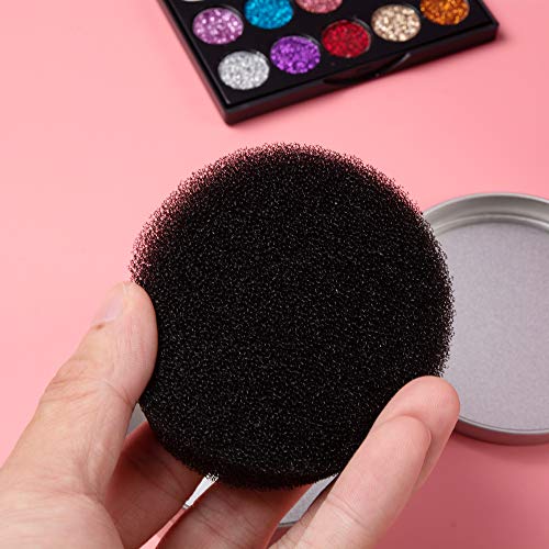 RONRONS 10 Pieces Makeup Brush Cleaner Sponge Travel Quick Color Removal Dry Make up Brushes Cleaning Replacement Sponges for Eye Shadow Blush Brush