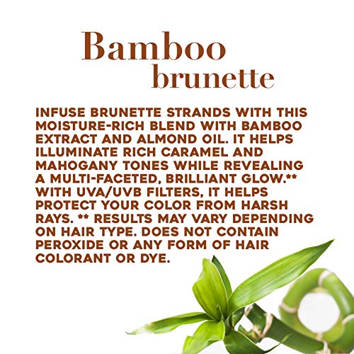 OGX Hydrate & Tone Reviving + Bamboo Radiant Brunette Penetrating Oil, 3.3 Ounce