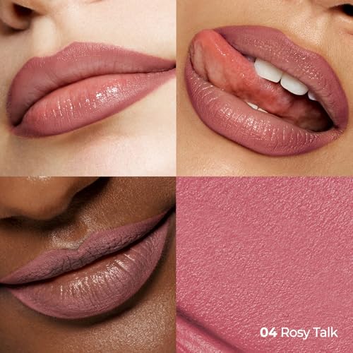 Laka Stain Lip Liner, 0.7g/0.02oz, Rich Creamy Long Lasting Color, Waterproof & Transfer-Proof, Easy Drawing with Smooth Application (#04 Rosy Talk)