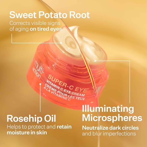 StriVectin Super-C Eye Vitamin C Eye Cream, Brightening and Firming, Boost Skin Dullness with Hyaluronic Acid