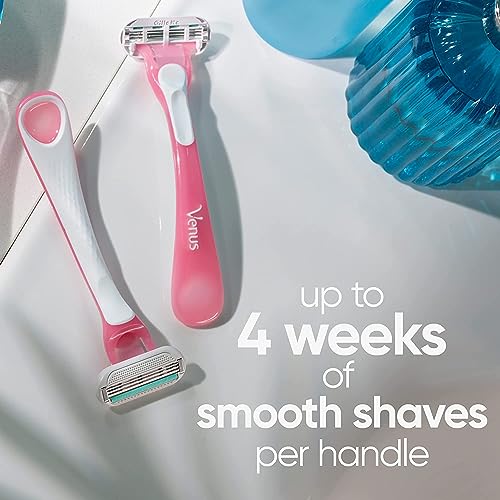 Gillette Venus Sensitive Women's Disposable Razors, 6 Count (Pack of 2)