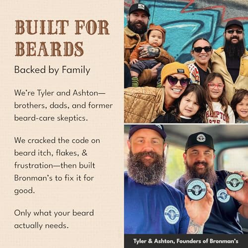 Beef Tallow Beard Butter for Men - 4oz - Hydrating Sandalwood Beard and Skin Balm with Shea Butter - Deeply Moisturizing Tallow