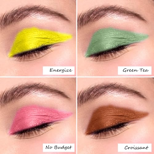 Profusion Cosmetics Matcha Break 10 Shade Eye and Face Palette with Brush, Multi Finish Palette to Achieve Eye Catching Bold Looks