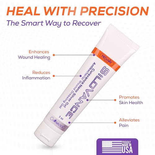 MedVance CuraVance SiloVance Gel - White, 1 Fl Oz (Pack of 1)