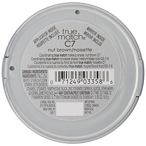 L'Or?al Paris True Match Super-Blendable Powder, Nut Brown, 0.33 oz.