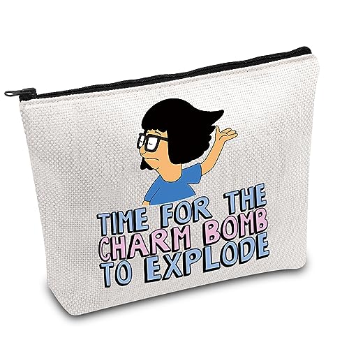 Tina Belcher Zipper Makeup Cartoon TV Show Merchandise Gifts Cartoon Inspired Gift For Tina Fans (TO EXPLODE)